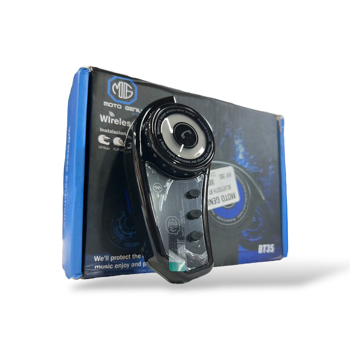 MOTO GENIUS BT-35 HELMET BLUETOOTH WITH RGB ASSIST