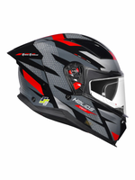 STUDDS HELIOS D2 CIRCUIT BLACK N2 RED