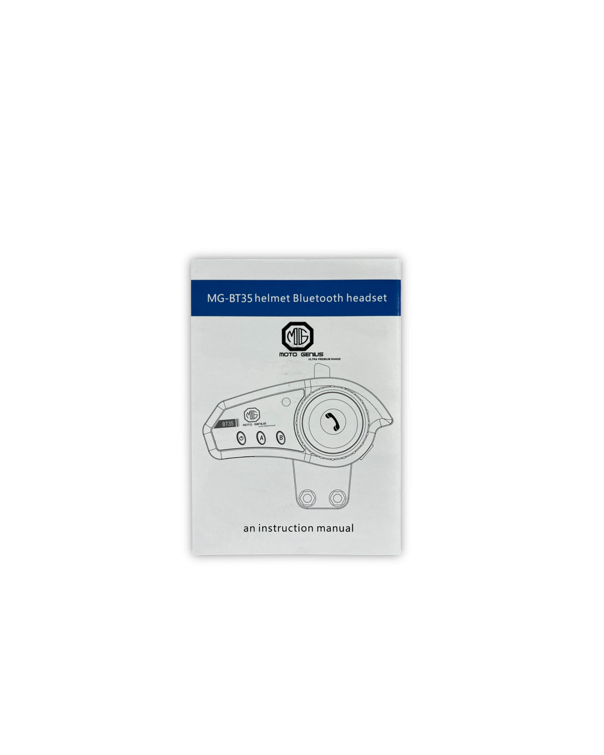 MOTO GENIUS BT-35 HELMET BLUETOOTH WITH RGB ASSIST