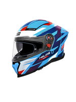 STUDDS HELIOS D2 CIRCUIT BLUE N2 RED