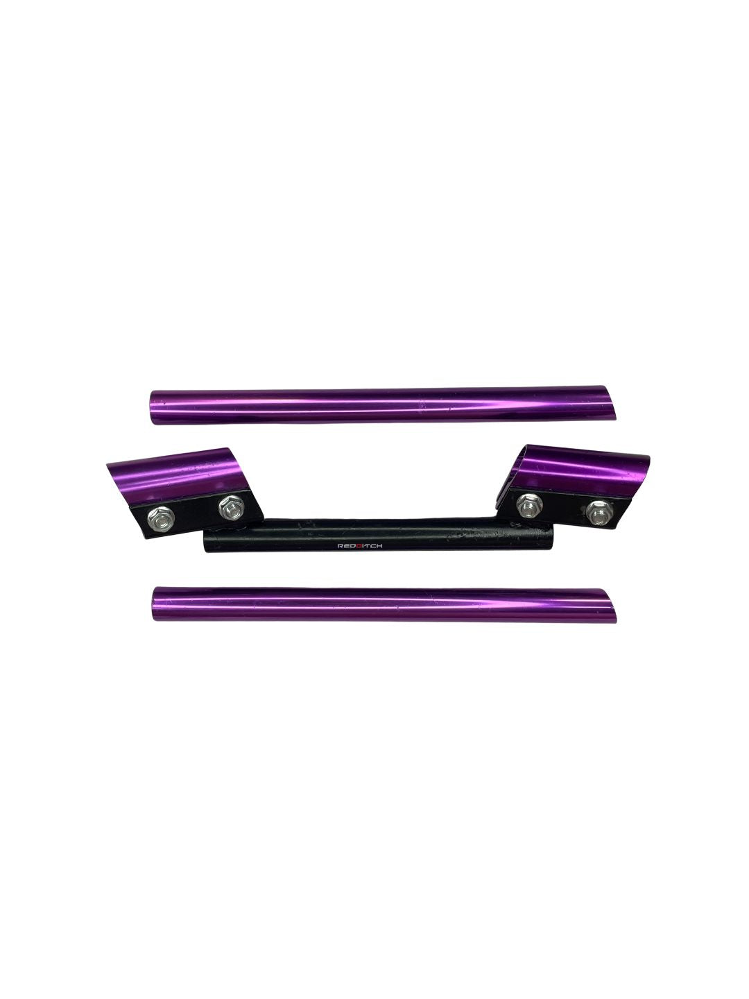 3 Piece Handle in purple color, designed for motorcycles, providing a sturdy, customizable handlebar setup that enhances grip, control, and comfort while adding a vibrant touch to your bike.