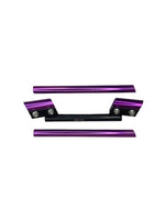 3 Piece Handle in purple color, designed for motorcycles, providing a sturdy, customizable handlebar setup that enhances grip, control, and comfort while adding a vibrant touch to your bike.