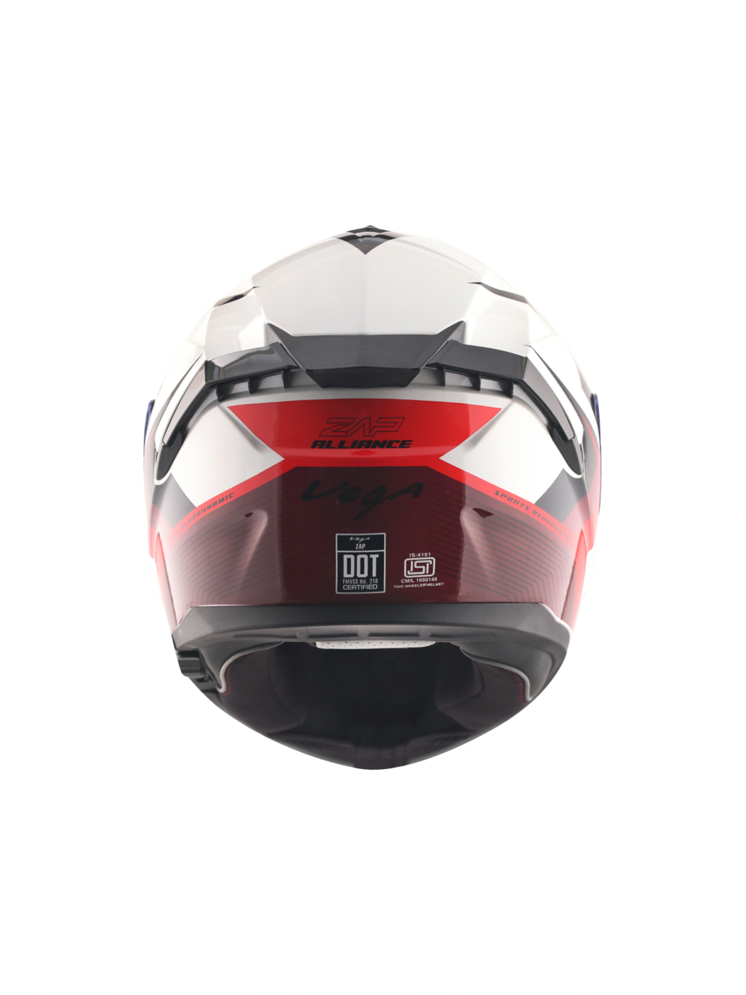 VEGA ZAP DX DV ALLIANCE WHITE RED