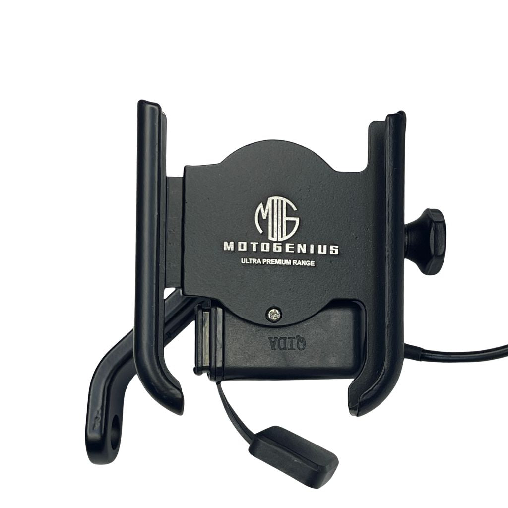 METAL MOBILE HOLDER WITH USB (mirror fitting)