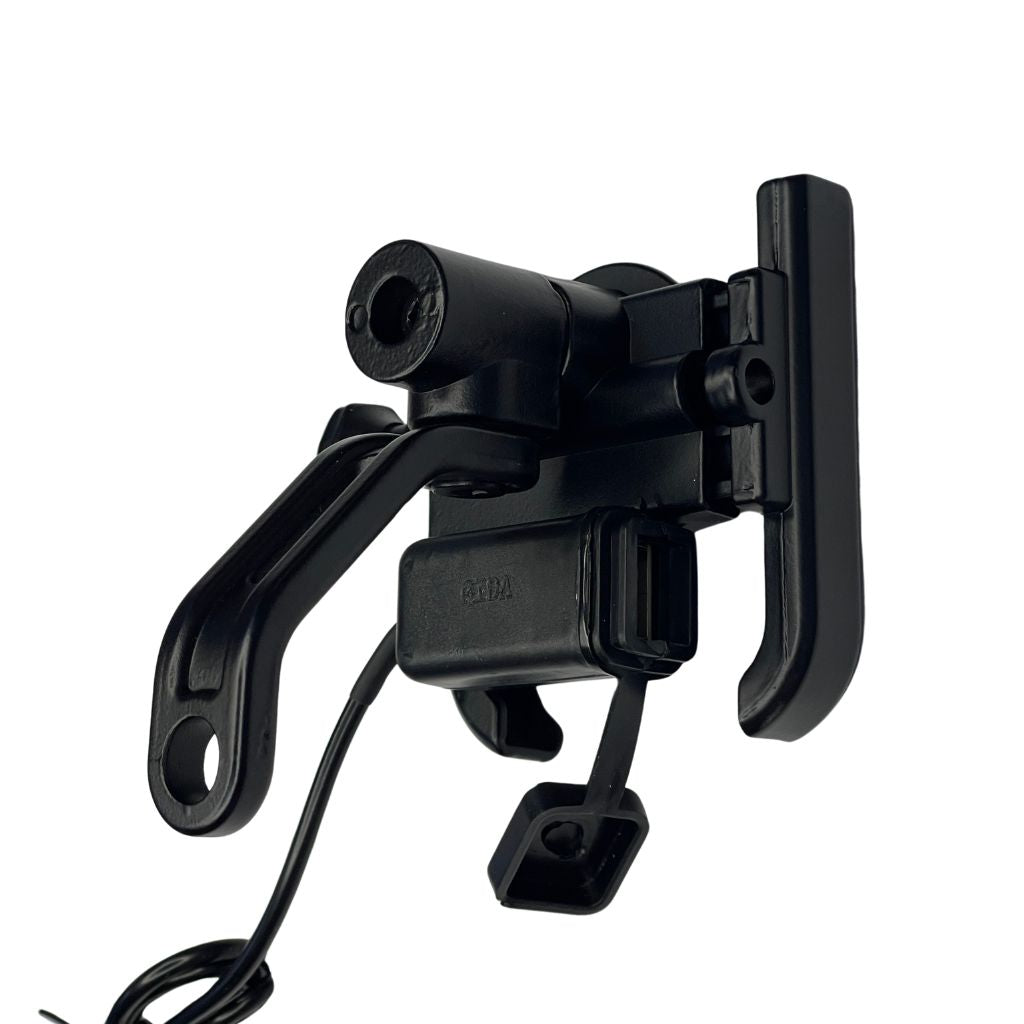 METAL MOBILE HOLDER WITH USB (mirror fitting)