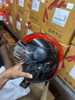 The VEGA JET DX Old School Black Red helmet blends retro charm with modern functionality. Its open-face design and dual-tone finish deliver style, while the cushioned interior ensures comfort for your rides.