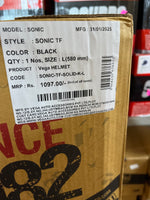 Vega Sonic TF Black Helmet offers a stylish design with durable protection and a comfortable fit for daily rides.