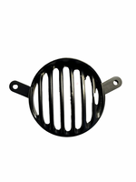 ROYAL ENFIELD BULLET HEADLIGHT GRILL SET BLACK ( WITH CAP )