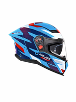 STUDDS HELIOS D2 CIRCUIT BLUE N2 RED