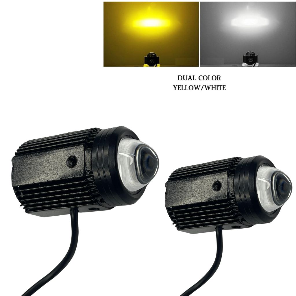 MOTO GENIUS MINI DRIVE FOG LAMP WHITE/YELLOW