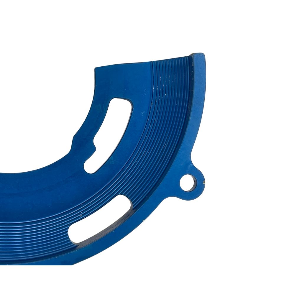 R15 V3 Engine Guard in blue color, offering robust protection for the engine and lower body while adding a stylish touch to your motorcycle.