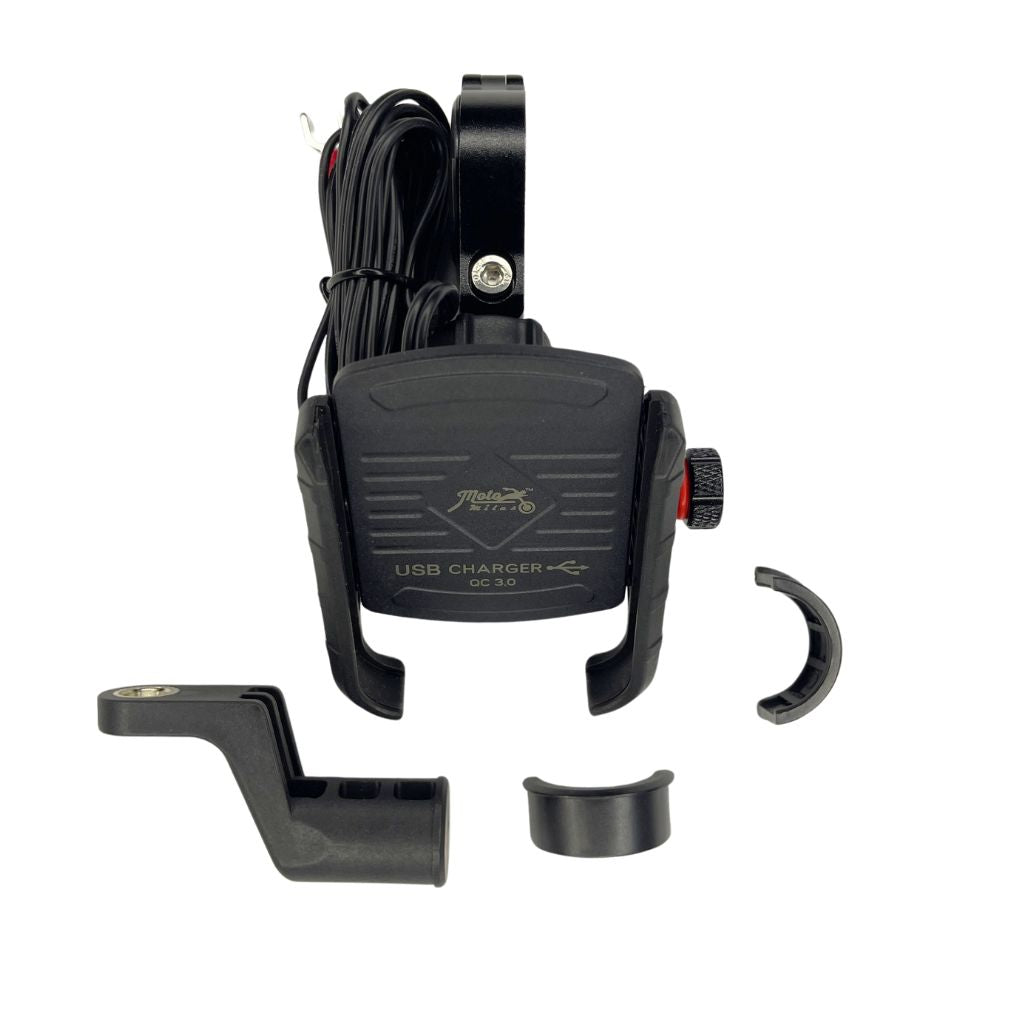 M8 MOBILE HOLDER WITH FAST CHARGER /BSDDP/MOTO MILES