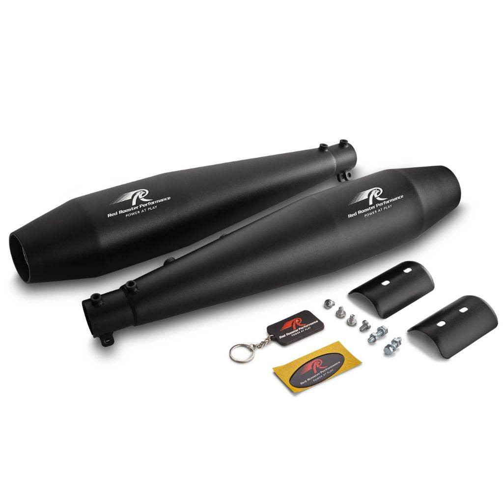 INTERCEPTOR/GT 650 - RED ROOSTER STELLAR BLACK MATTE