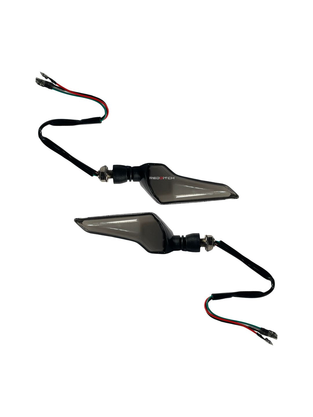 Archer Indicator Blue Yellow, a stylish motorcycle indicator emitting bright blue and yellow lights, designed for enhanced visibility and a sleek, modern look to complement your bike.