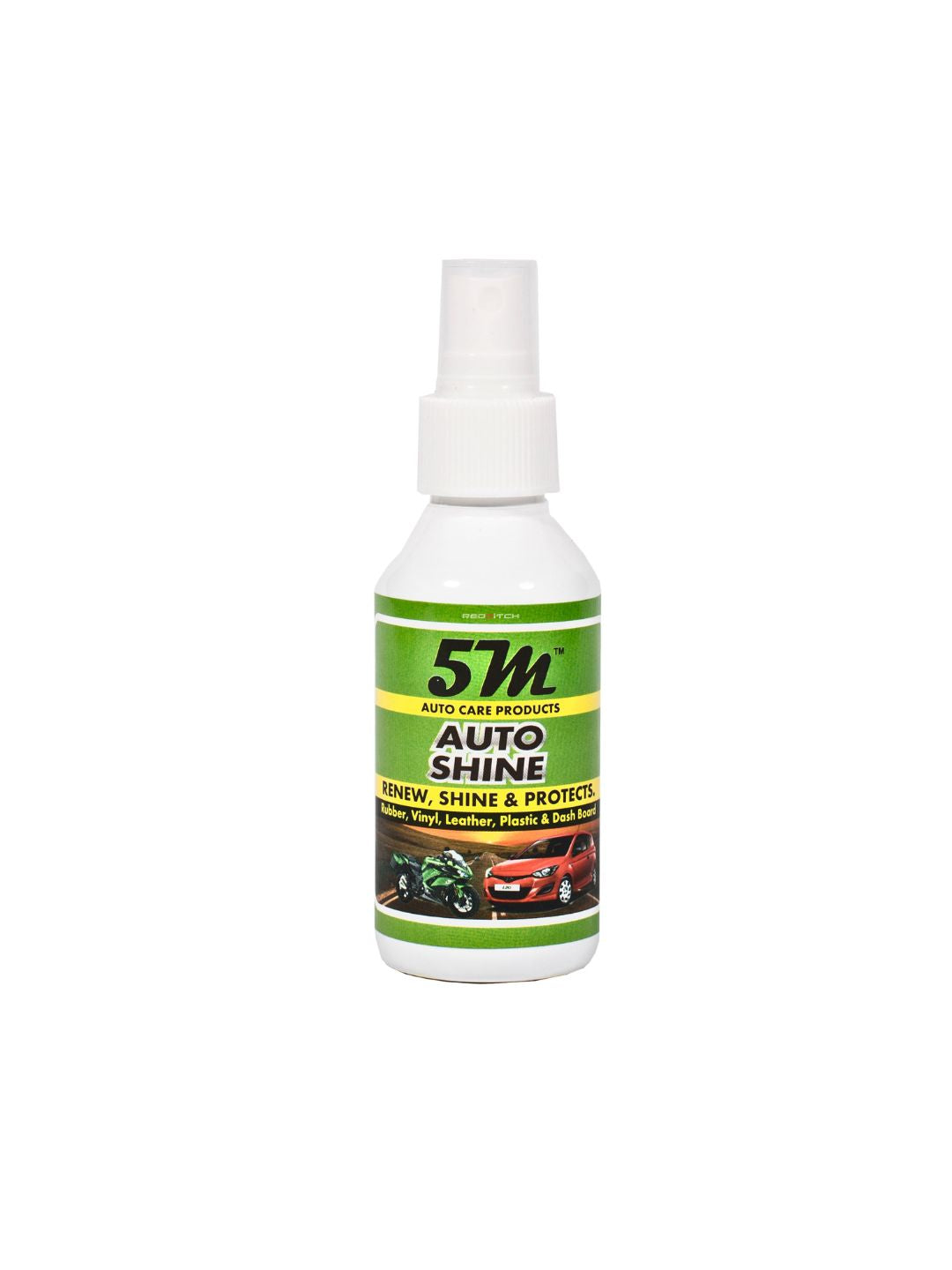5M Auto Shine (100ml), a high-quality vehicle polish that provides a smooth, glossy finish, enhances paint protection, and leaves your motorcycle or car looking clean and shiny with a long-lasting effect.