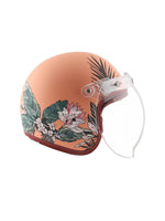 AXOR Retro Jet Open Face Helmet, a stylish and classic open-face helmet offering great comfort and protection, designed with a retro look for urban riders, featuring a lightweight build and excellent ventilation.