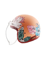 AXOR Retro Jet Open Face Helmet, a stylish and classic open-face helmet offering great comfort and protection, designed with a retro look for urban riders, featuring a lightweight build and excellent ventilation.