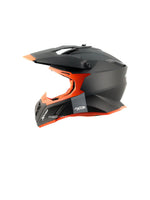 xor X-Cross Single Color Motocross Helmet without Visor, designed for off-road enthusiasts, offering a lightweight, durable shell with advanced safety features and a bold, minimalistic style