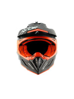 xor X-Cross Single Color Motocross Helmet without Visor, designed for off-road enthusiasts, offering a lightweight, durable shell with advanced safety features and a bold, minimalistic style