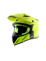 xor X-Cross Single Color Motocross Helmet without Visor, designed for off-road enthusiasts, offering a lightweight, durable shell with advanced safety features and a bold, minimalistic style