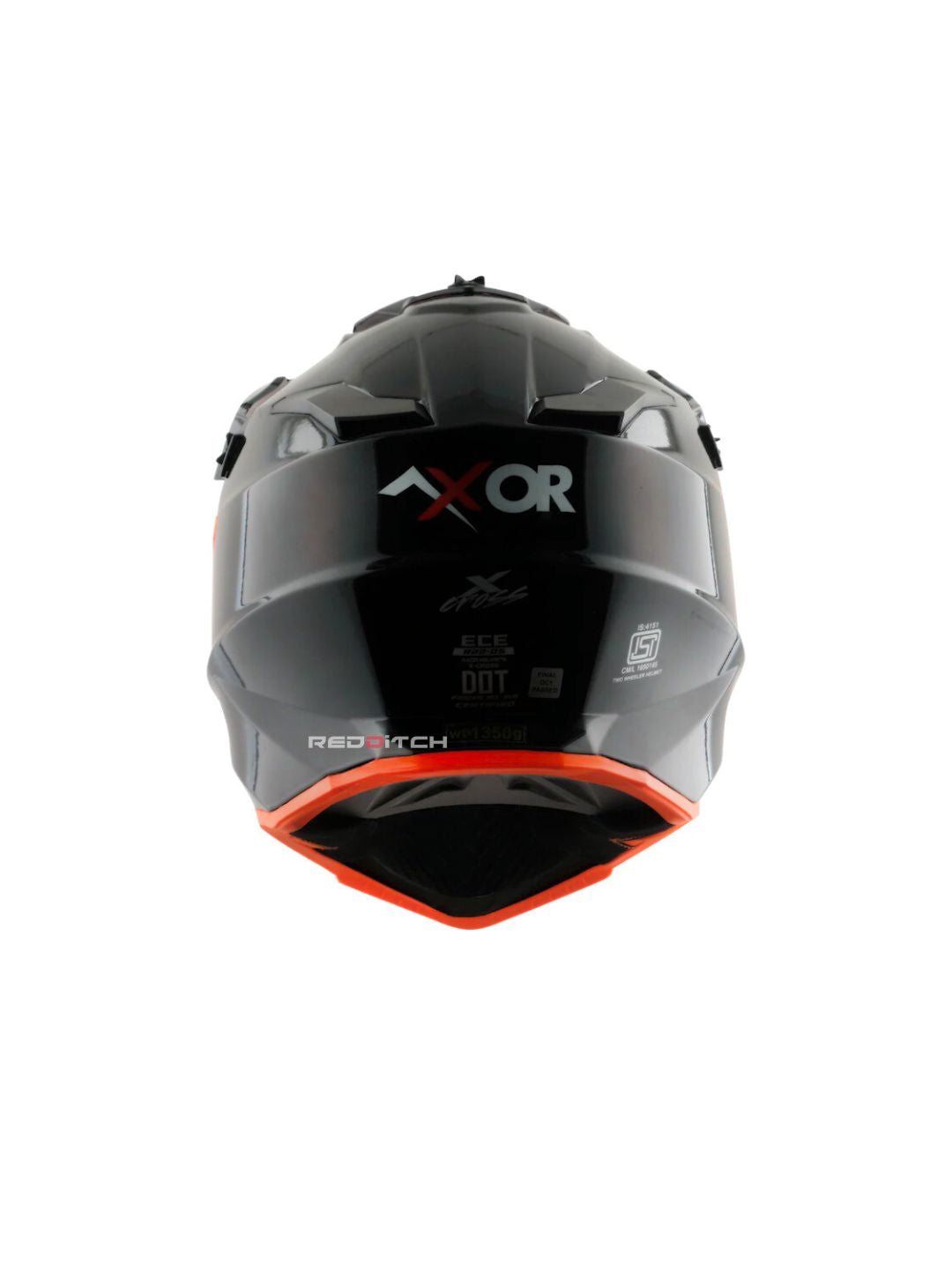 xor X-Cross Single Color Motocross Helmet without Visor, designed for off-road enthusiasts, offering a lightweight, durable shell with advanced safety features and a bold, minimalistic style