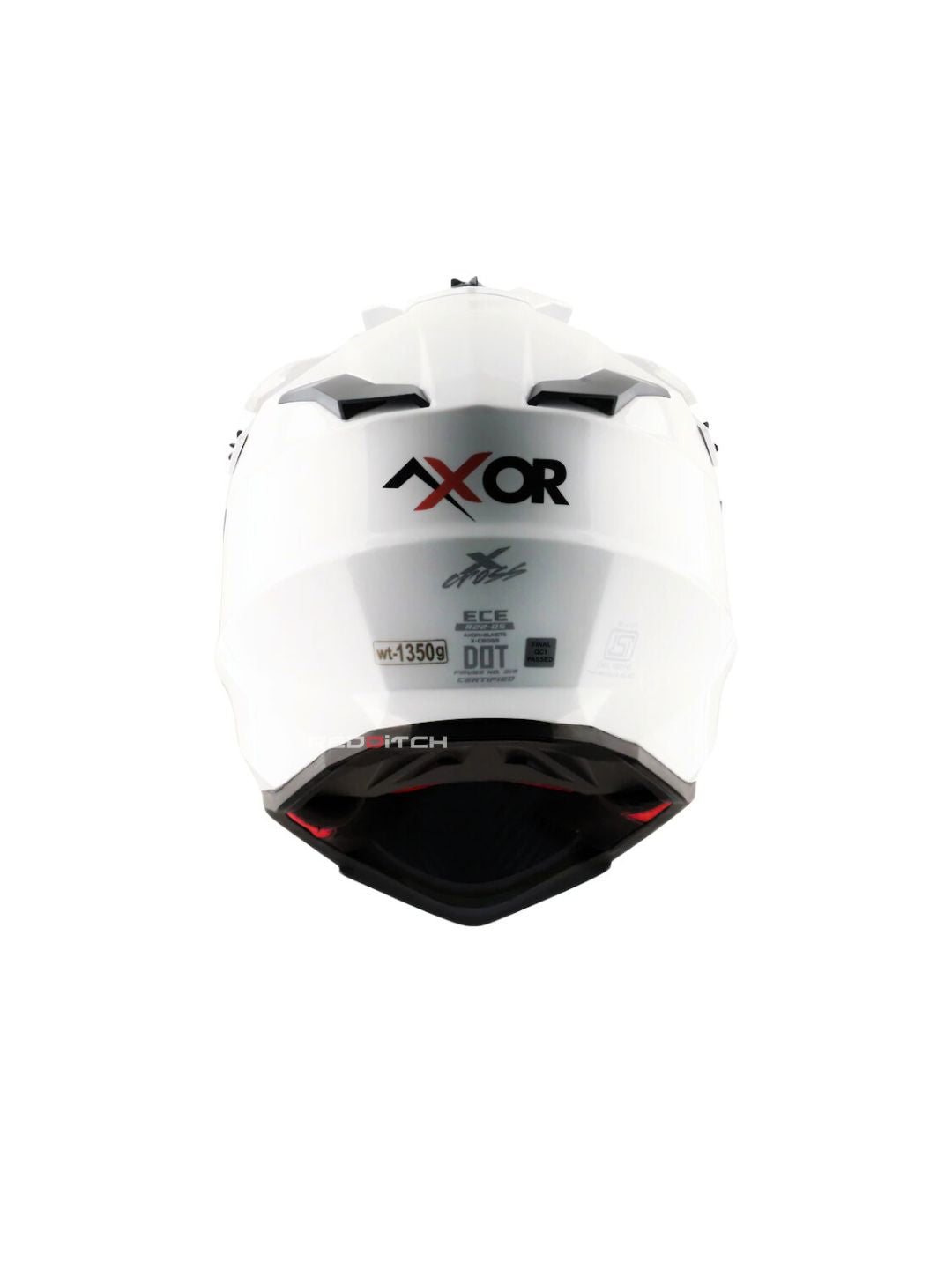 xor X-Cross Single Color Motocross Helmet without Visor, designed for off-road enthusiasts, offering a lightweight, durable shell with advanced safety features and a bold, minimalistic style