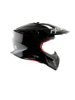 xor X-Cross Single Color Motocross Helmet without Visor, designed for off-road enthusiasts, offering a lightweight, durable shell with advanced safety features and a bold, minimalistic style
