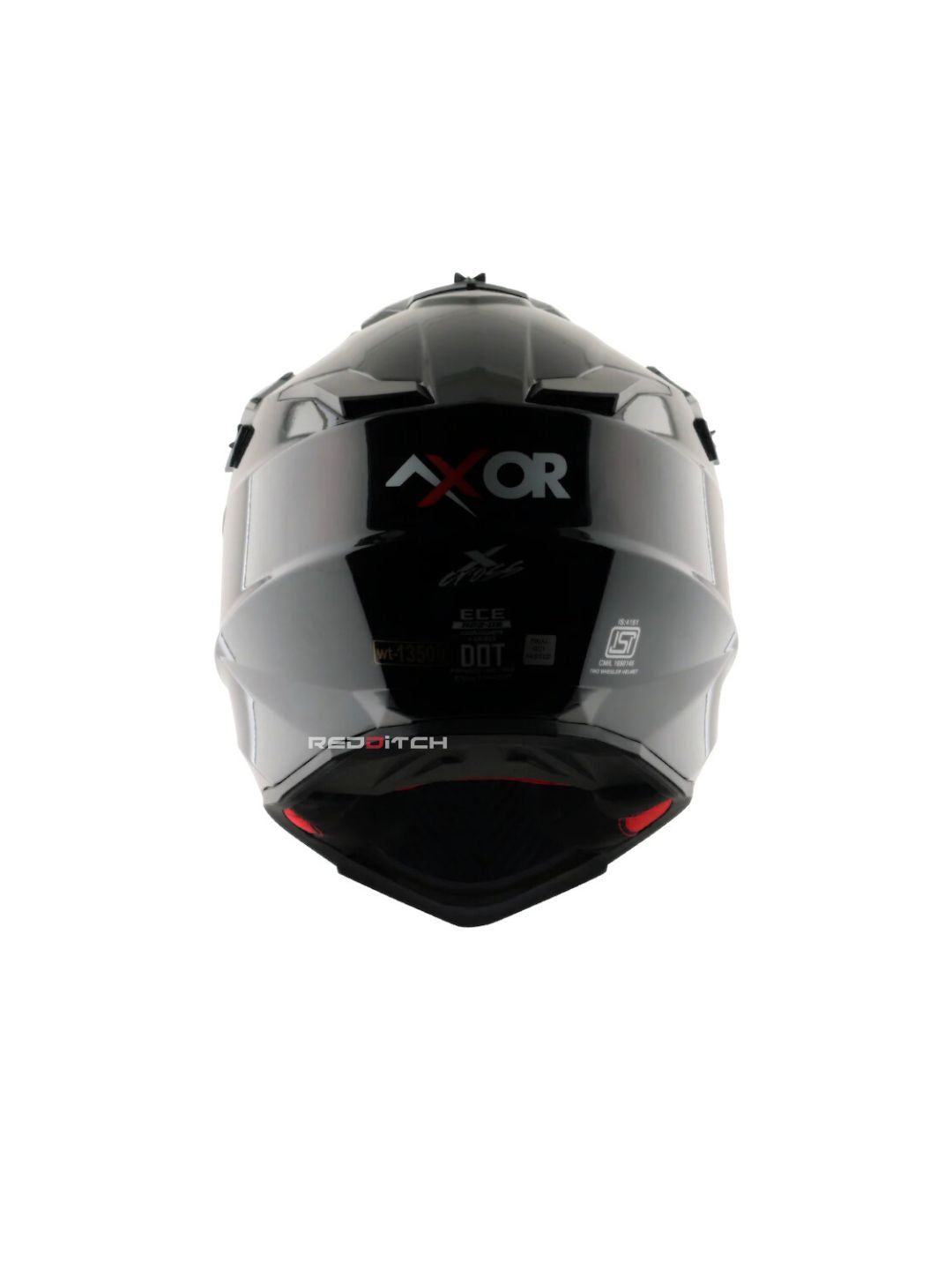 xor X-Cross Single Color Motocross Helmet without Visor, designed for off-road enthusiasts, offering a lightweight, durable shell with advanced safety features and a bold, minimalistic style