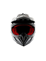 xor X-Cross Single Color Motocross Helmet without Visor, designed for off-road enthusiasts, offering a lightweight, durable shell with advanced safety features and a bold, minimalistic style