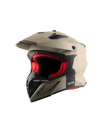 xor X-Cross Single Color Motocross Helmet without Visor, designed for off-road enthusiasts, offering a lightweight, durable shell with advanced safety features and a bold, minimalistic style