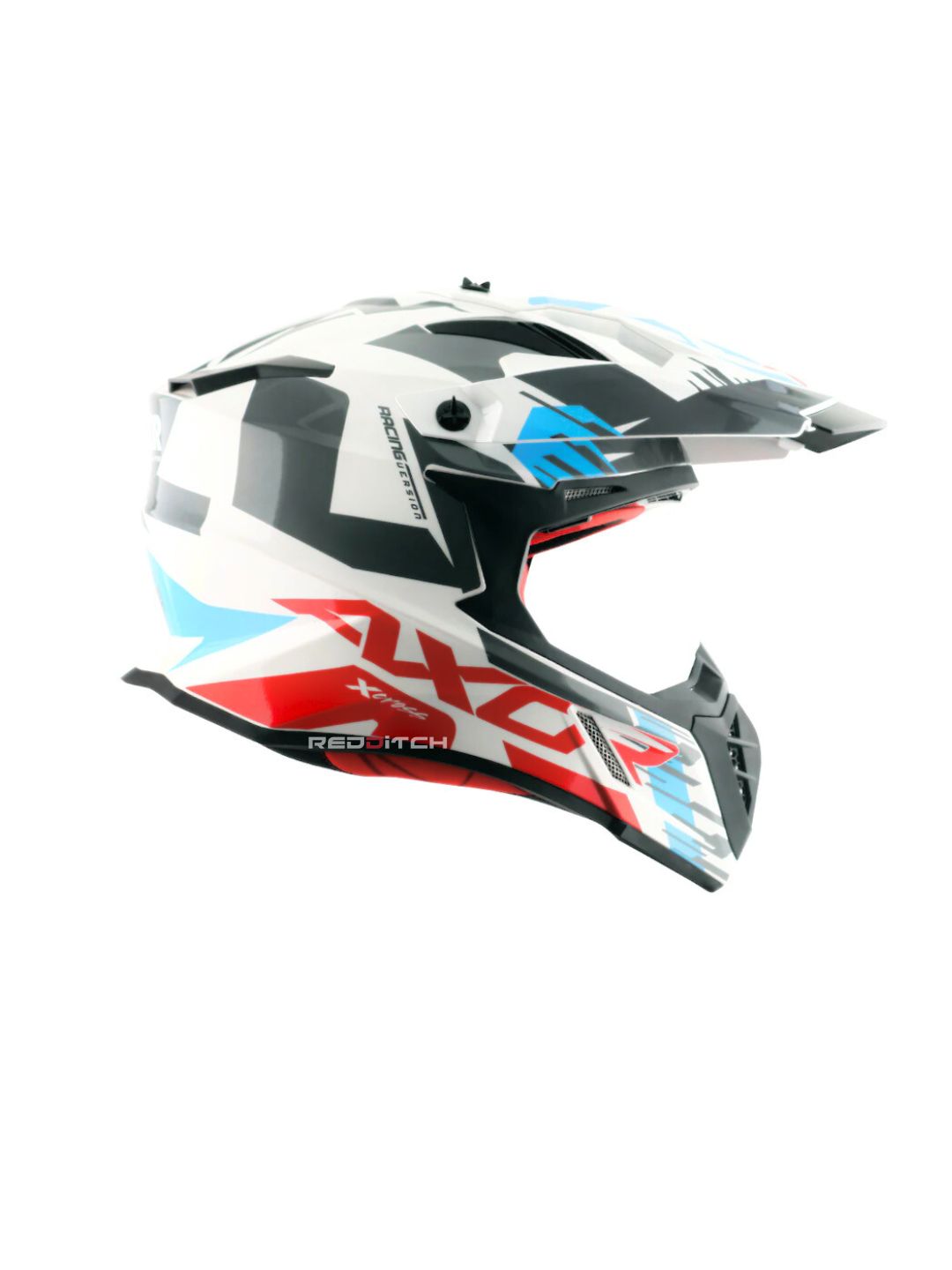 Axor X-Cross X1 Motocross Helmet without Visor, designed for off-road enthusiasts, offering a lightweight, durable shell with advanced safety features and exceptional ventilation for optimal performance during intense rides