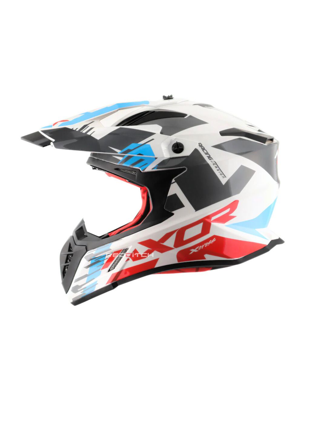 Axor X-Cross X1 Motocross Helmet without Visor, designed for off-road enthusiasts, offering a lightweight, durable shell with advanced safety features and exceptional ventilation for optimal performance during intense rides