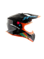 Axor X-Cross X2, a high-performance motocross helmet designed for off-road riders, featuring a lightweight, durable shell, superior ventilation, and enhanced safety features for maximum protection and comfort.