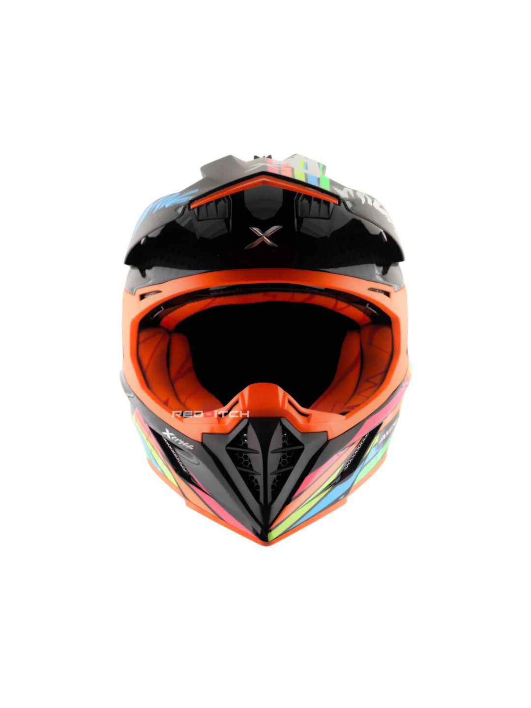 Axor X-Cross X2, a high-performance motocross helmet designed for off-road riders, featuring a lightweight, durable shell, superior ventilation, and enhanced safety features for maximum protection and comfort.