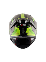 Axor Apex Roadtrip, a versatile motorcycle helmet designed for long rides, featuring stylish road-themed graphics, advanced safety features, superior ventilation, and all-day riding comfort.