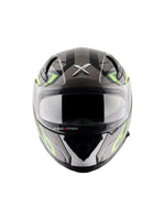 Axor Apex Roadtrip, a versatile motorcycle helmet designed for long rides, featuring stylish road-themed graphics, advanced safety features, superior ventilation, and all-day riding comfort.