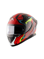 Axor Apex Roadtrip, a versatile motorcycle helmet designed for long rides, featuring stylish road-themed graphics, advanced safety features, superior ventilation, and all-day riding comfort.