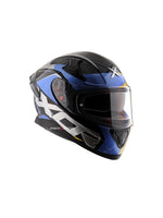 Axor Apex Chrometech Motorcycle Helmet with a striking chrome finish, advanced safety features, and aerodynamic design for enhanced protection and style