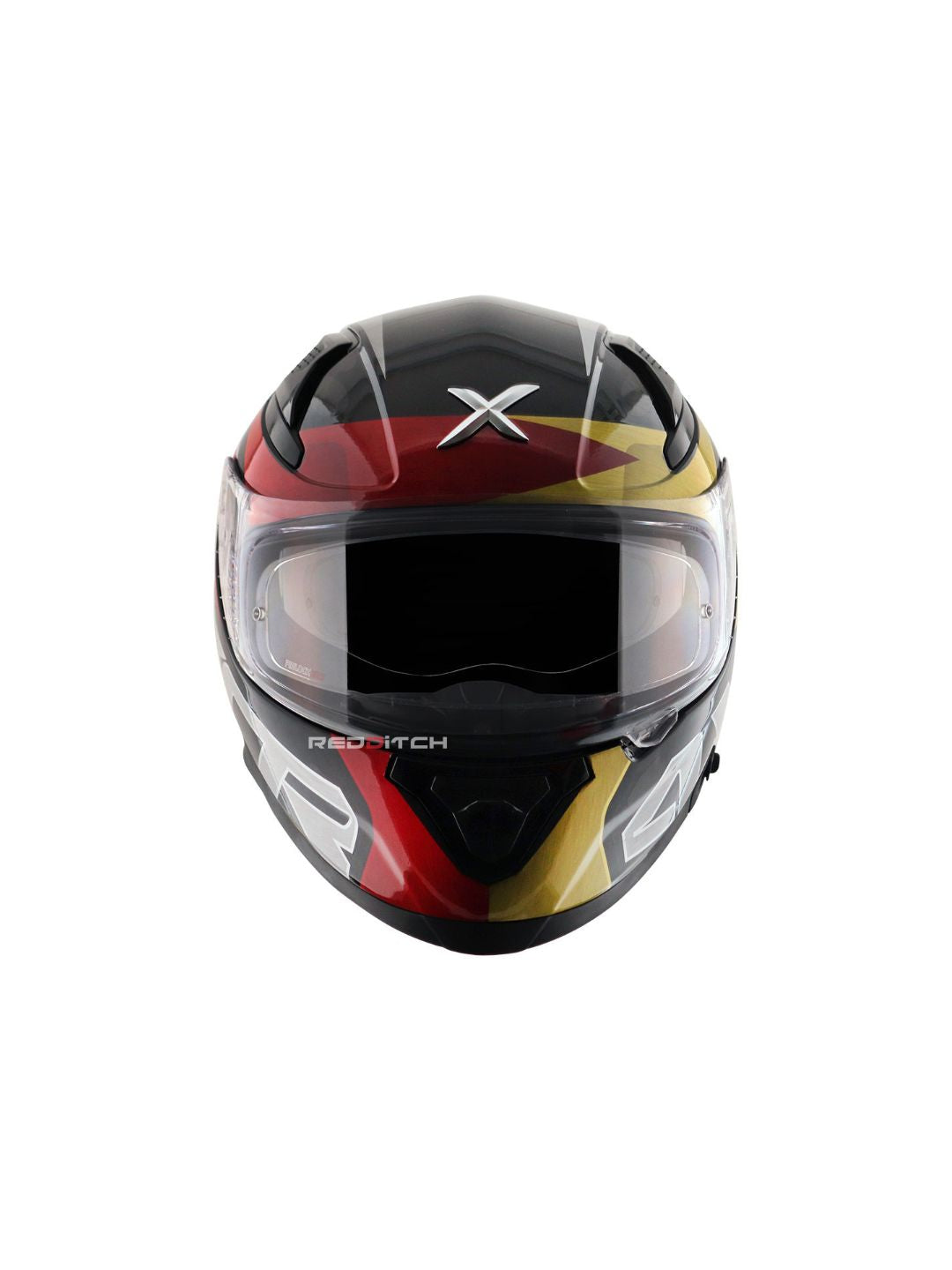 Axor Apex Chrometech Motorcycle Helmet with a striking chrome finish, advanced safety features, and aerodynamic design for enhanced protection and style