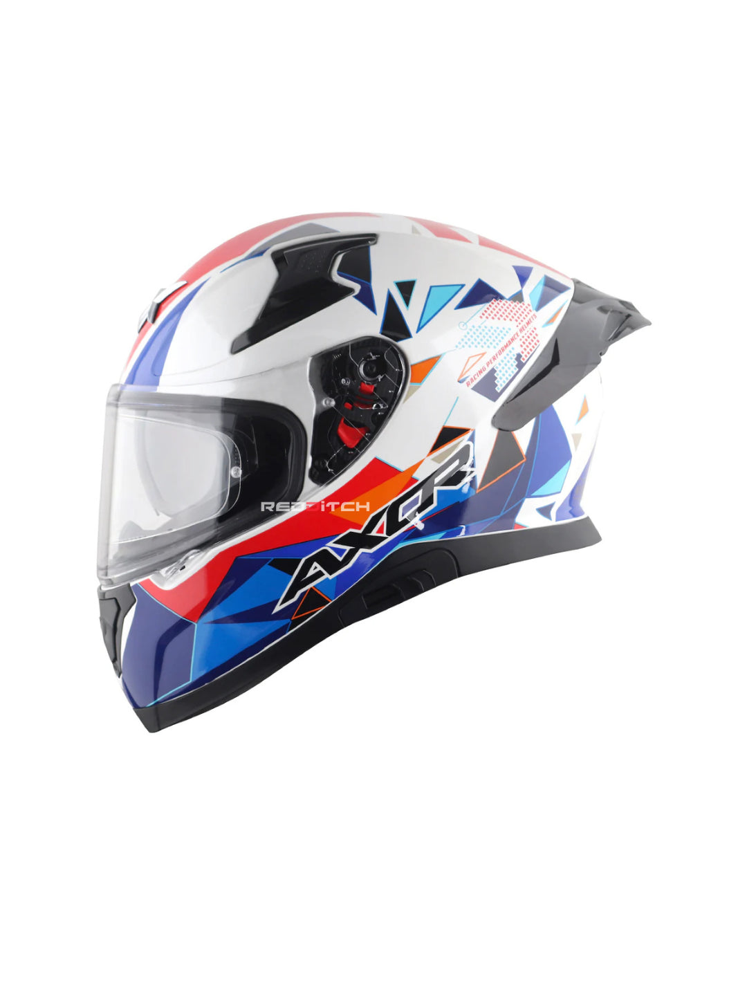 The **Axor Apex Prism Helmet** combines cutting-edge safety with a striking prism design, offering unmatched comfort and a bold aesthetic for riders who demand performance and style.