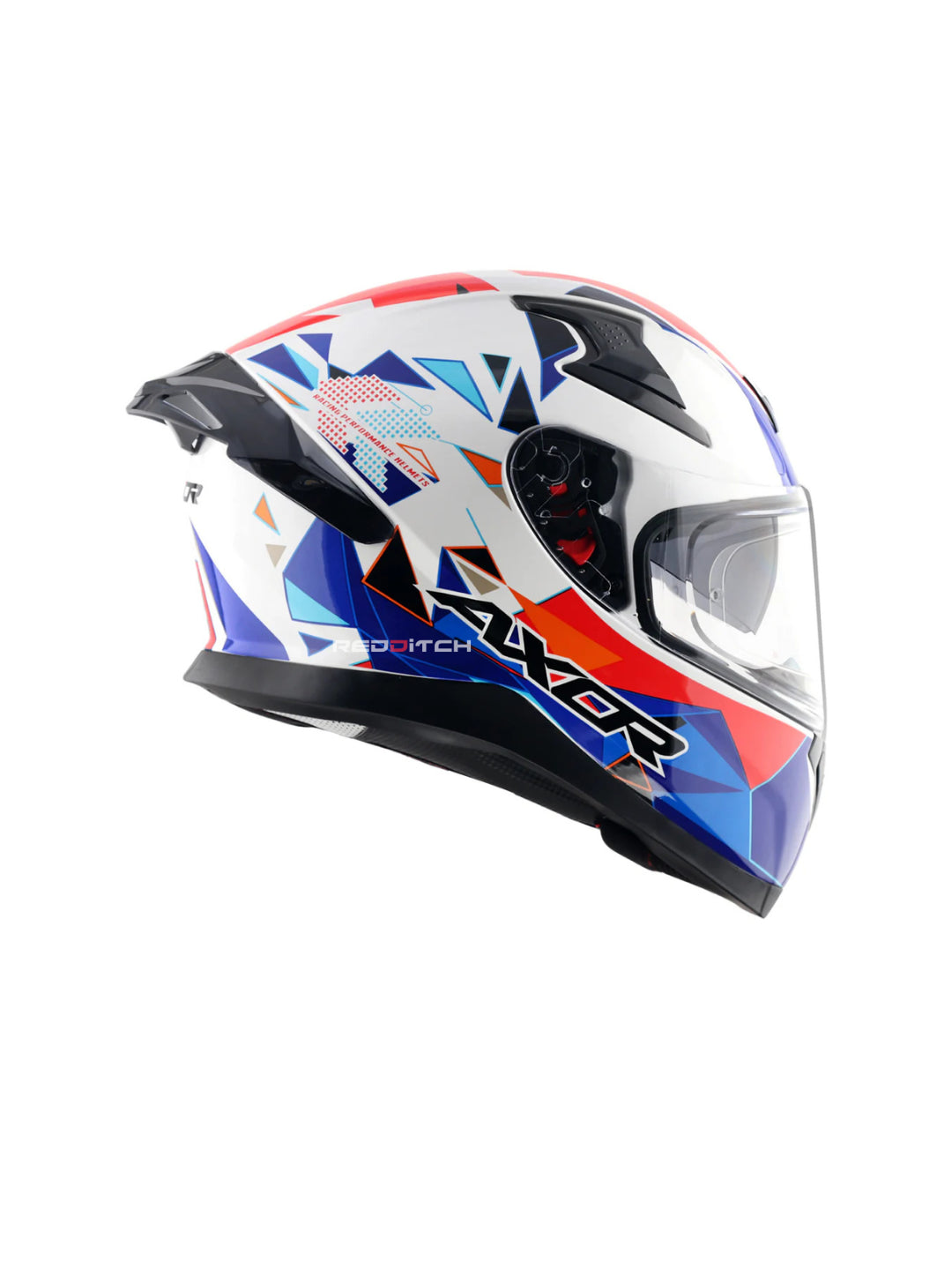 The **Axor Apex Prism Helmet** combines cutting-edge safety with a striking prism design, offering unmatched comfort and a bold aesthetic for riders who demand performance and style.