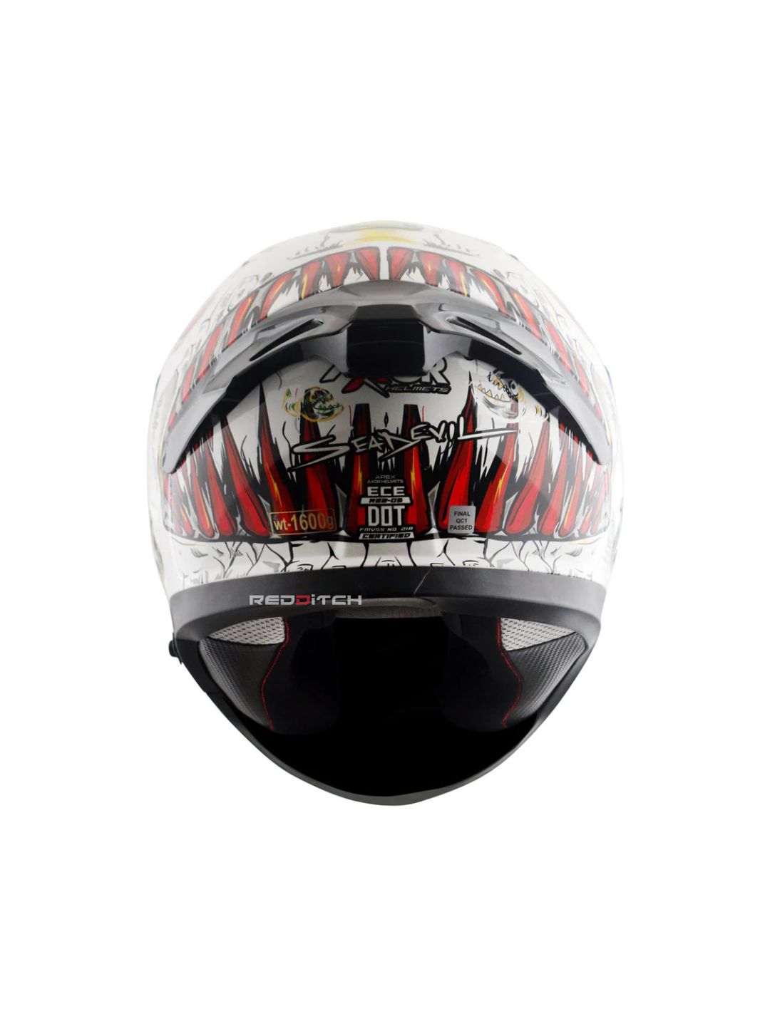 Axor Apex SeaDevil, a high-performance motorcycle helmet featuring a bold, ocean-inspired design, advanced safety features, and excellent ventilation, providing superior protection and style for riders.