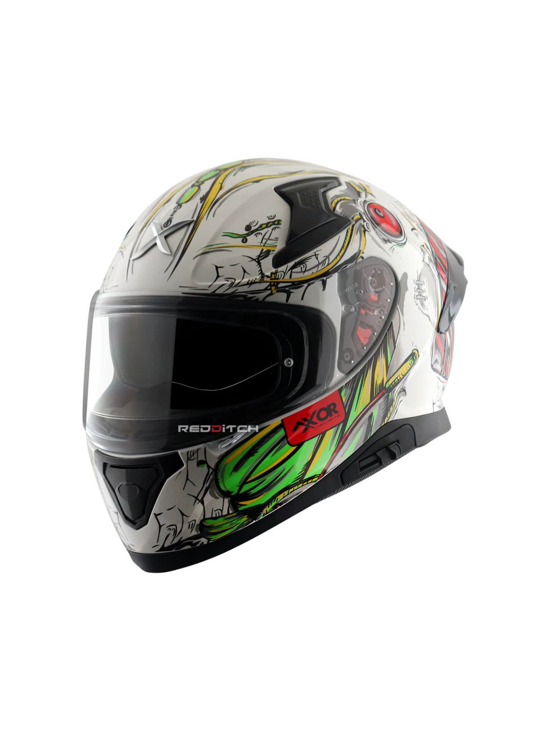 Axor Apex SeaDevil, a high-performance motorcycle helmet featuring a bold, ocean-inspired design, advanced safety features, and excellent ventilation, providing superior protection and style for riders.