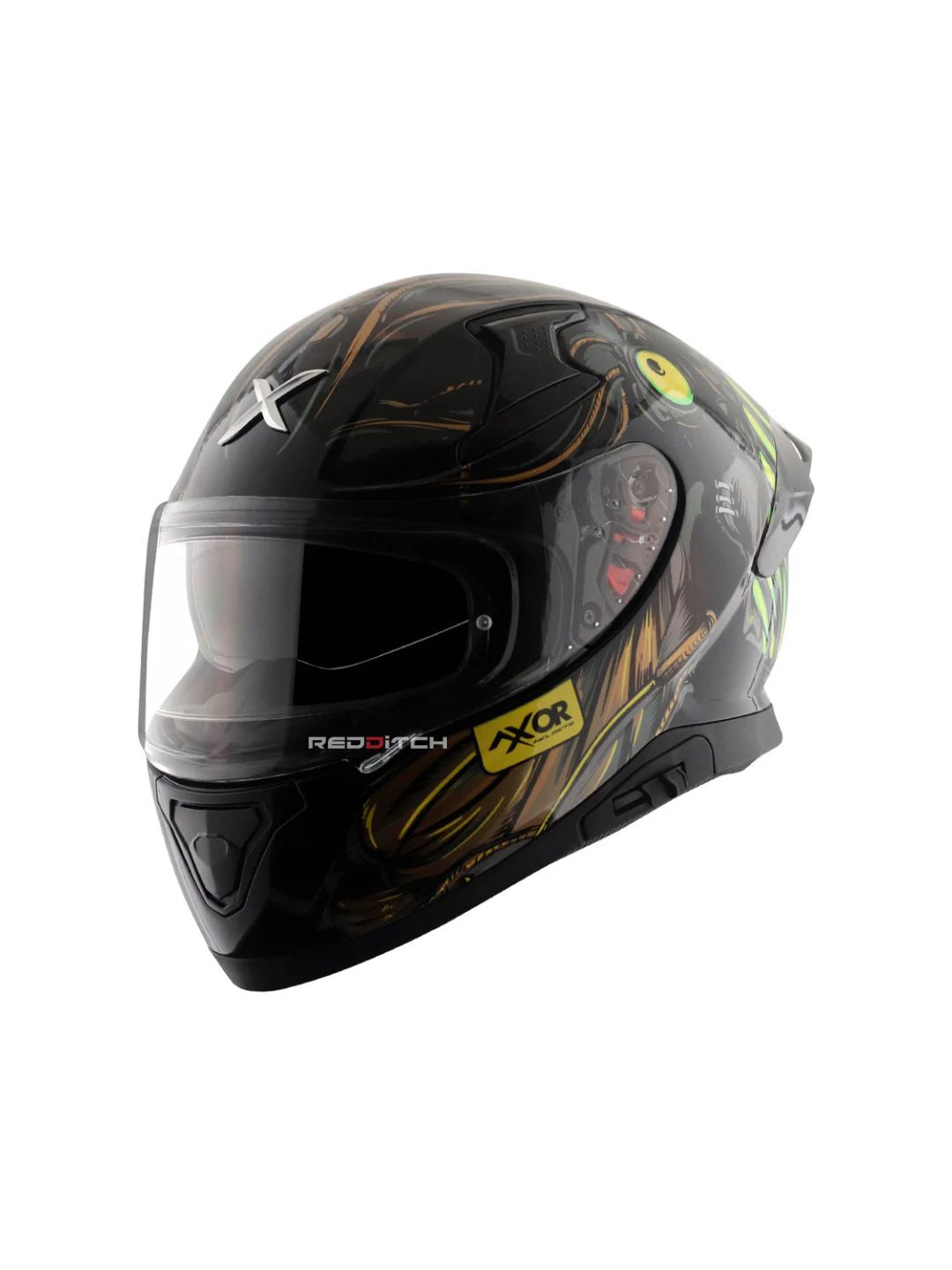 Axor Apex SeaDevil, a high-performance motorcycle helmet featuring a bold, ocean-inspired design, advanced safety features, and excellent ventilation, providing superior protection and style for riders.