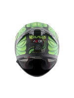 Axor Apex Venomous, a premium motorcycle helmet with a striking venom-inspired design, advanced safety features, and an aerodynamic build for optimal protection and style