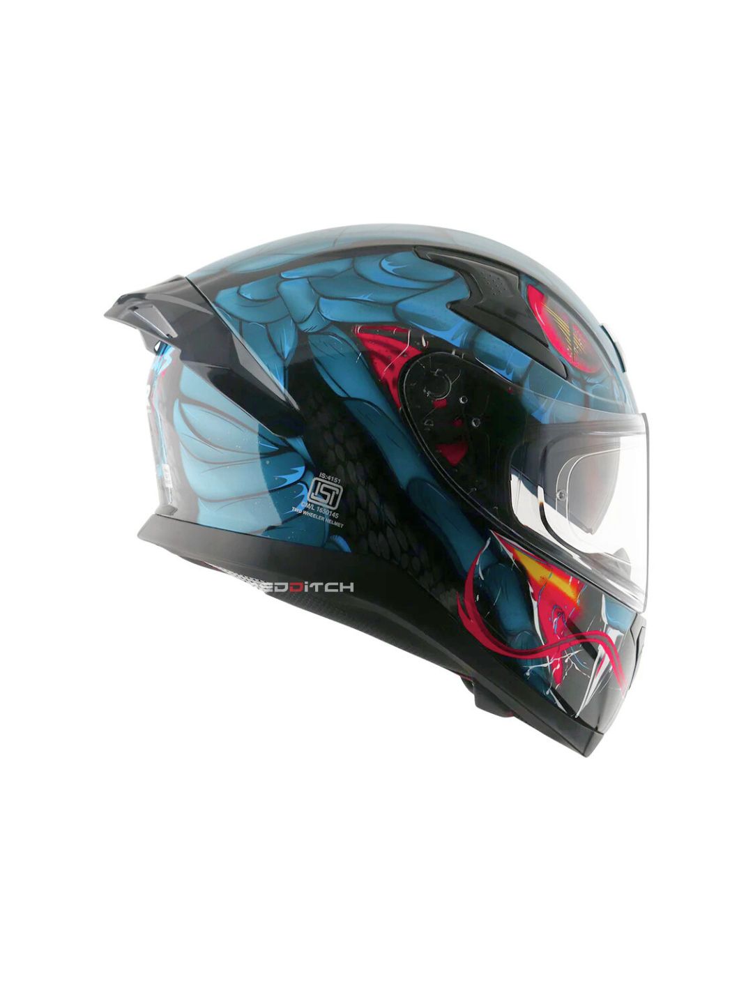 Axor Apex Venomous, a premium motorcycle helmet with a striking venom-inspired design, advanced safety features, and an aerodynamic build for optimal protection and style