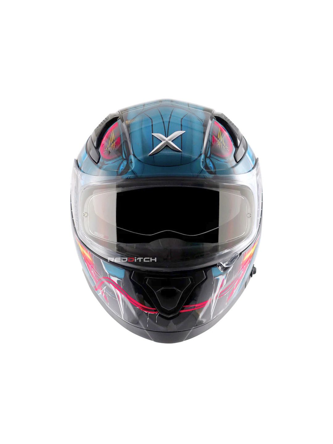 Axor Apex Venomous, a premium motorcycle helmet with a striking venom-inspired design, advanced safety features, and an aerodynamic build for optimal protection and style