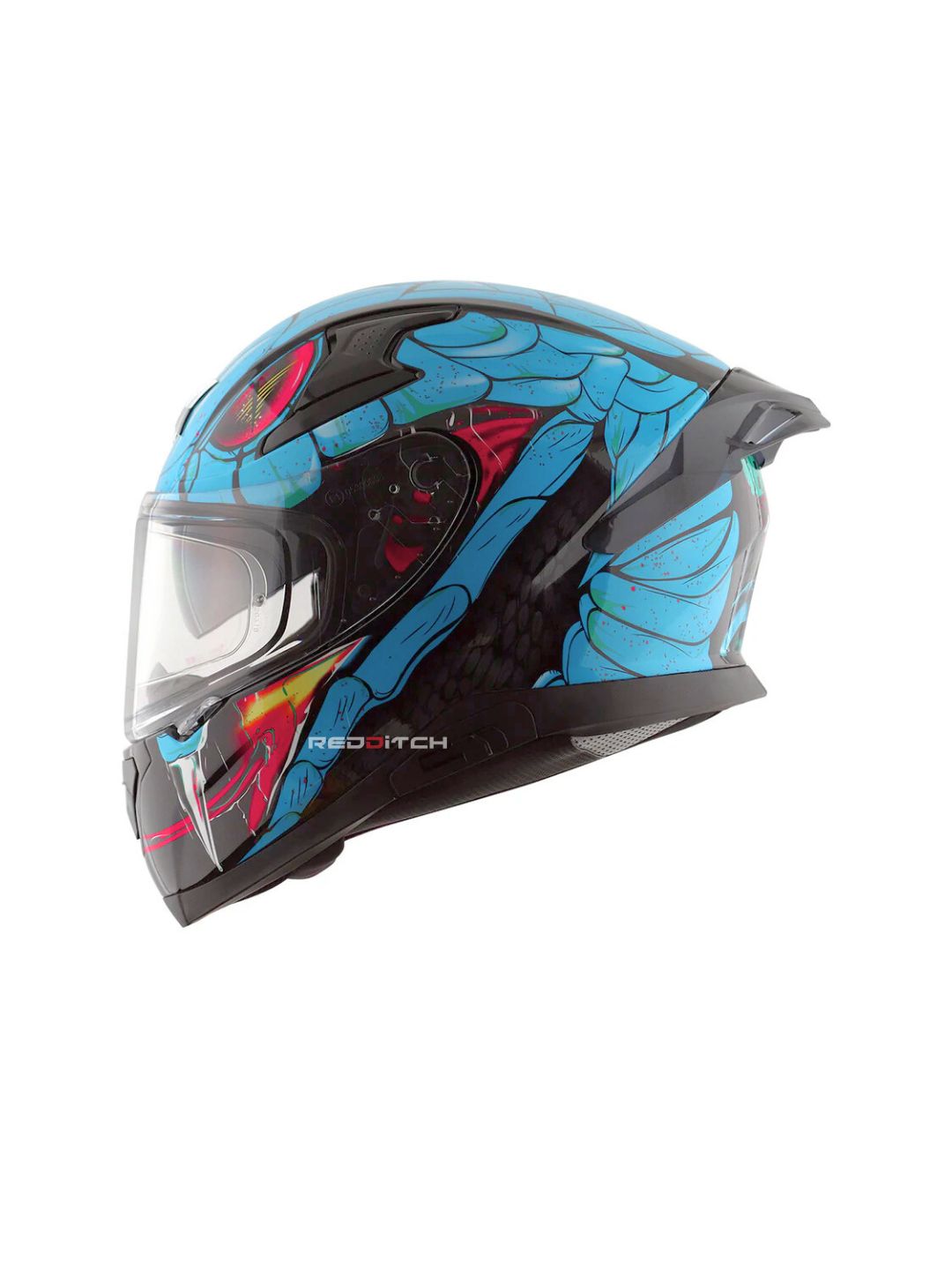 Axor Apex Venomous, a premium motorcycle helmet with a striking venom-inspired design, advanced safety features, and an aerodynamic build for optimal protection and style