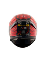 Axor Apex Venomous, a premium motorcycle helmet with a striking venom-inspired design, advanced safety features, and an aerodynamic build for optimal protection and style