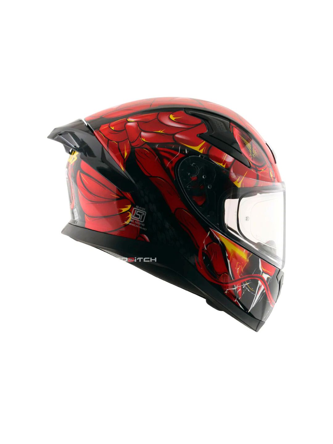 Axor Apex Venomous, a premium motorcycle helmet with a striking venom-inspired design, advanced safety features, and an aerodynamic build for optimal protection and style